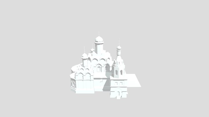 kościół 3D Model