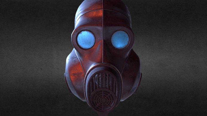 Army Gasmask 1 3D Model