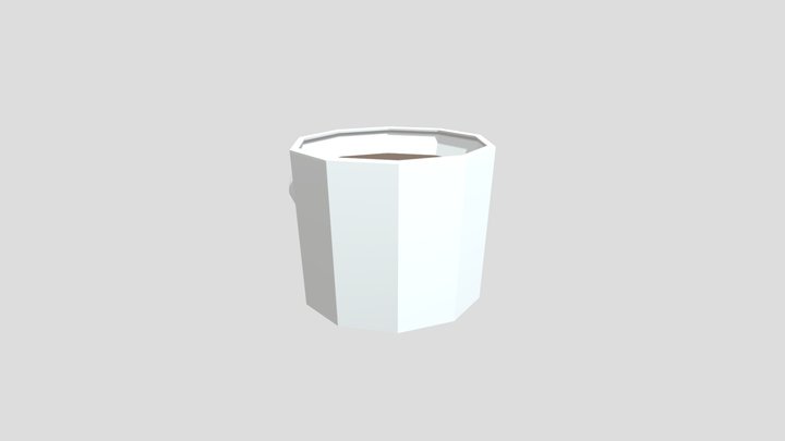 Caneca Lowpoly 3D Model