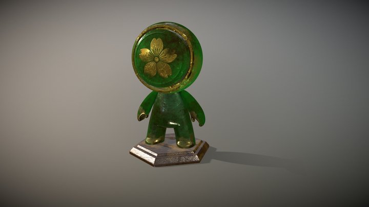 Jade Figurine 3D Model
