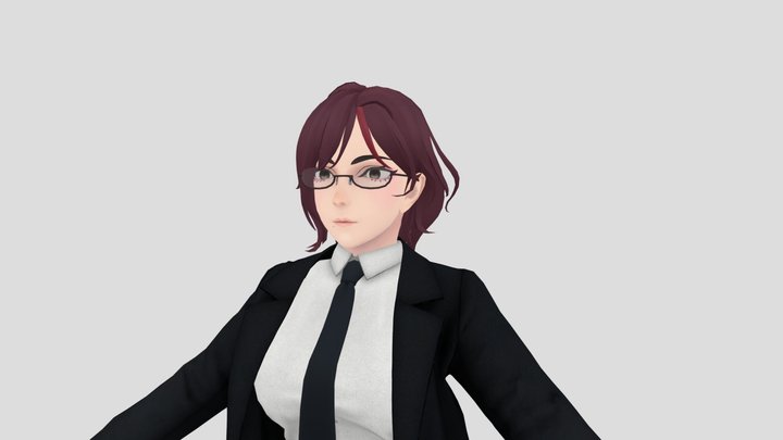 Charactor_001 Hajime 3D Model