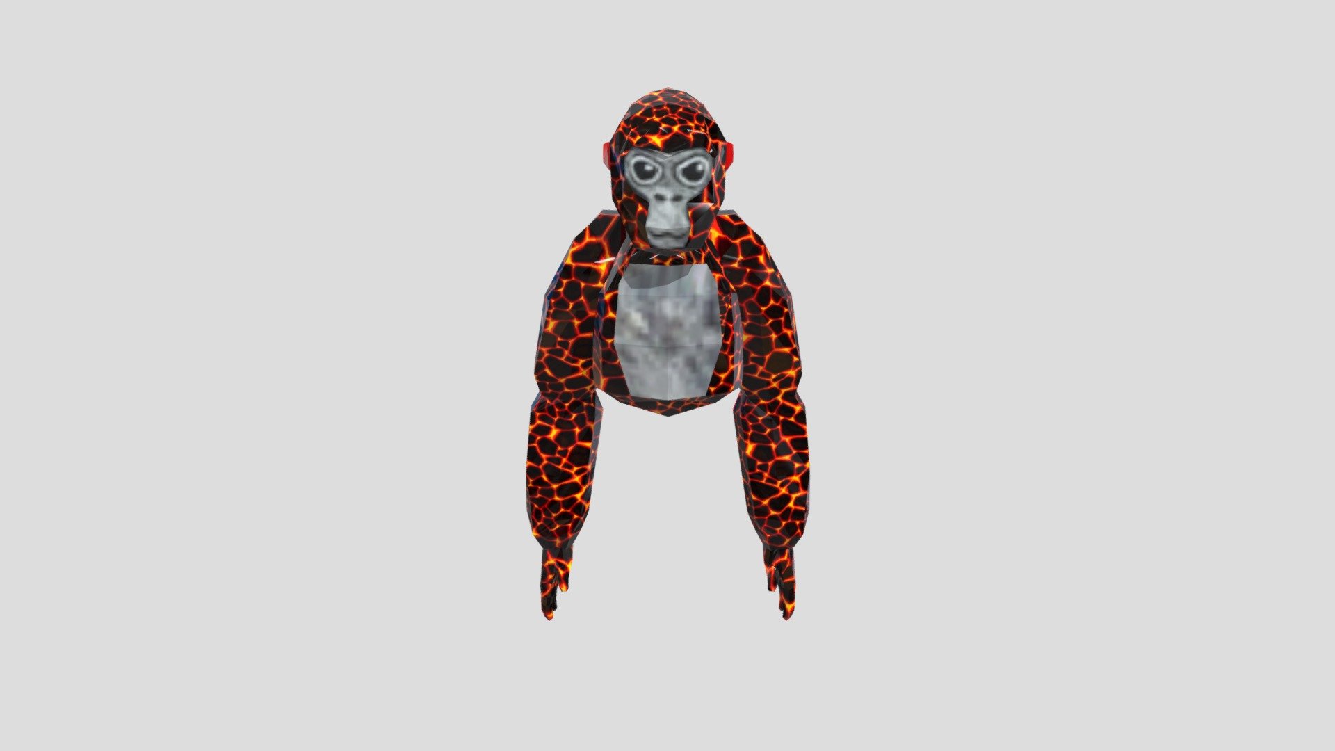 gorilla tag but it has more longer arms - Download Free 3D model