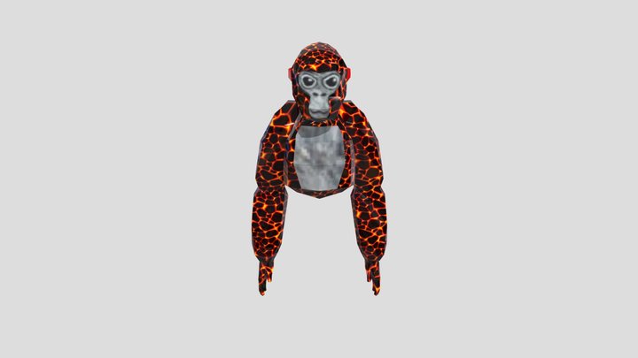 Free STL file Gorilla tag Finger painter monkey with winter cosmetics 🦍・3D  printable object to download・Cults