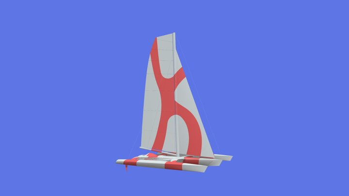 trimaran 3d printed