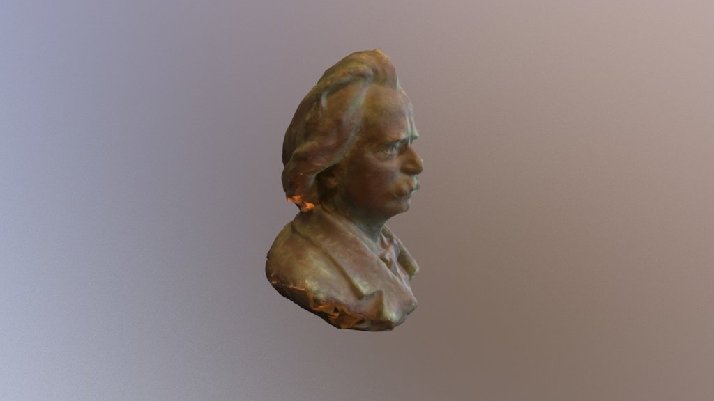 Edvard Grieg bust