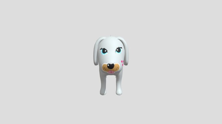 The Gorgeous Puppy 3D Model