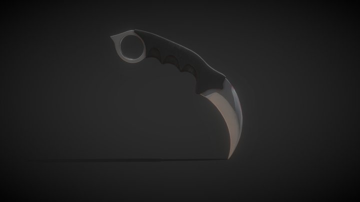 Ultra-Realistic Karambit Knife |  3D Model 3D Model