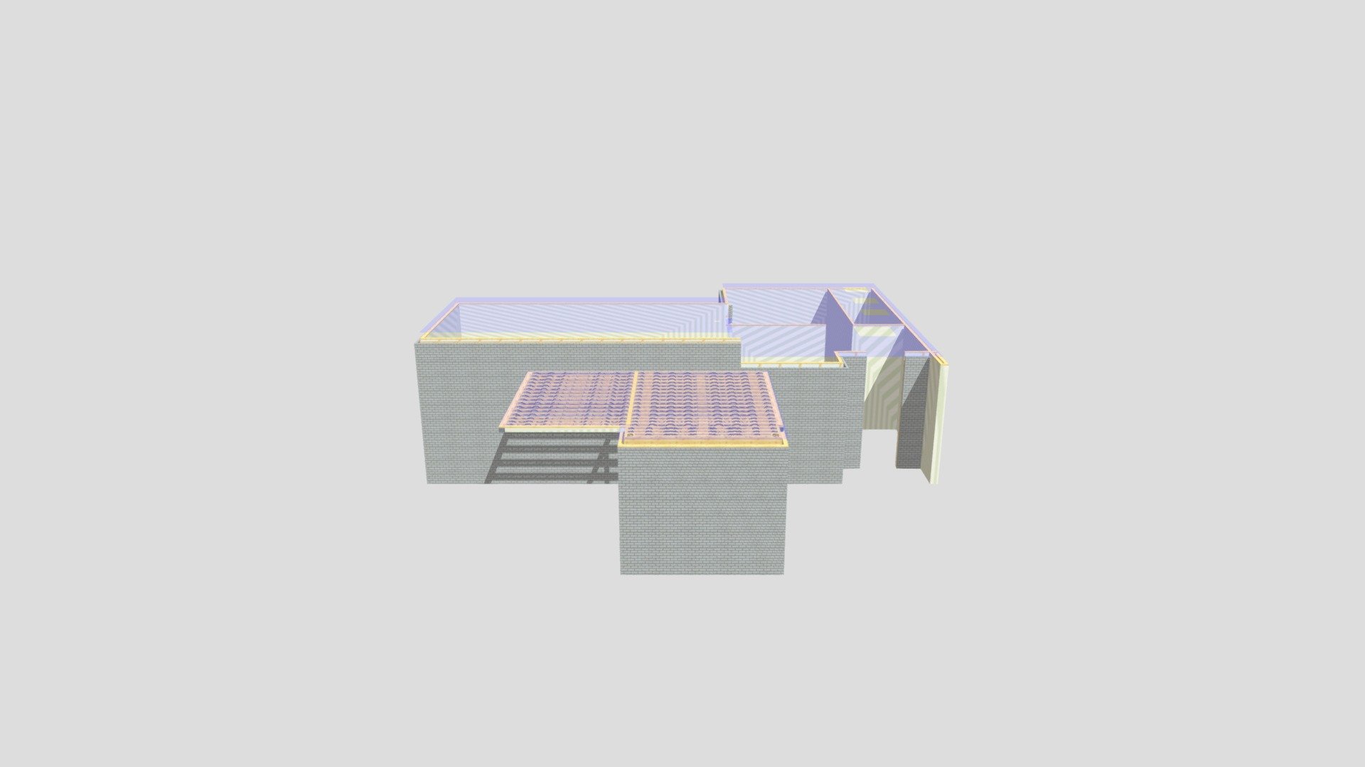 P12139S Posi Joist Flat Roof Garage