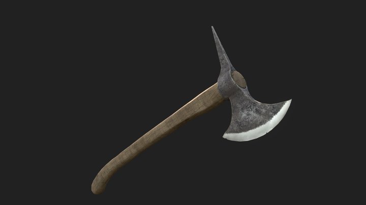Battle ax 3D Model