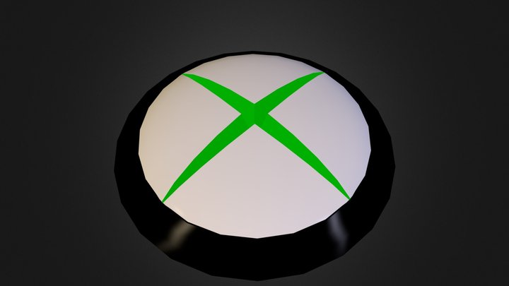 Xbox logo 3D Model
