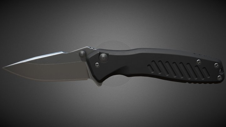 Folding Knife 3D Model