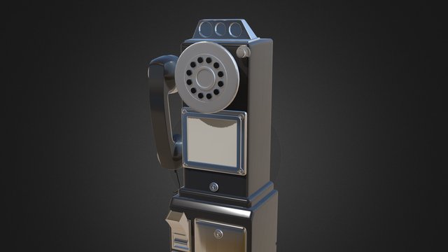 Payphone 3D Model