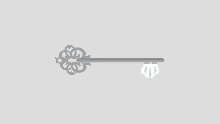 Fancy key 3D Model