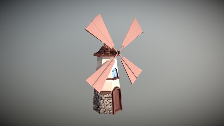 Windmill 3D Model