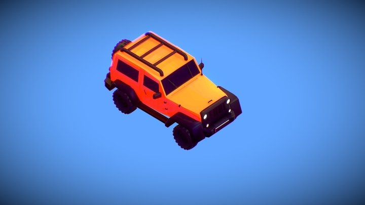 Toy Jeep 3D Model