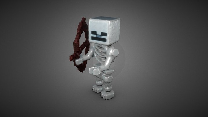Minecraft LEGO Skeltone 3D Model