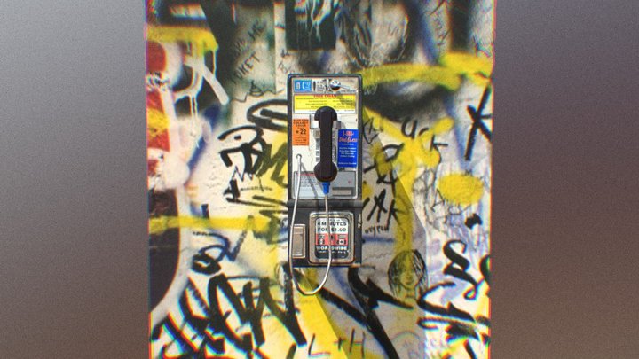 Payphone 3D Model