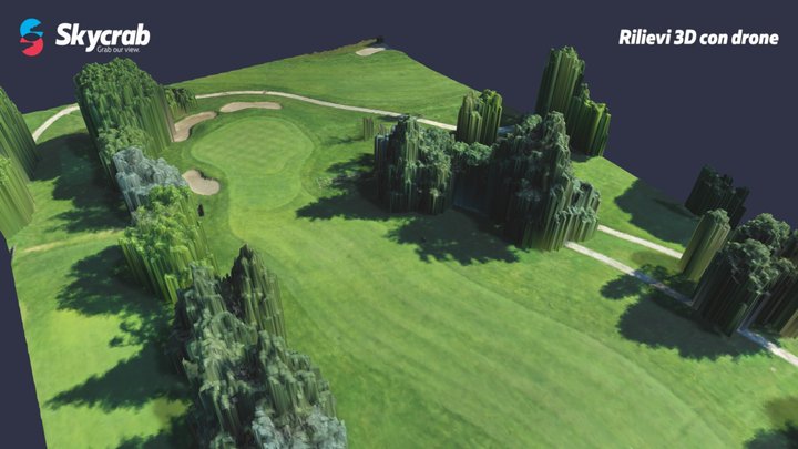 Percorso Satèn | Buca 5 - Golf Franciacorta (BS) 3D Model