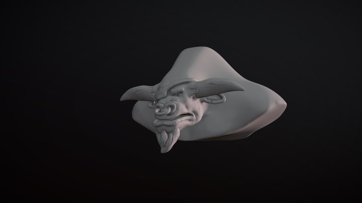 Tauren Head 3D Model