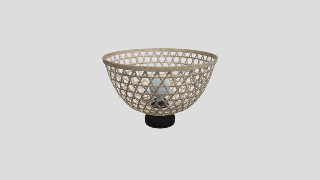 Wicker Lampshade