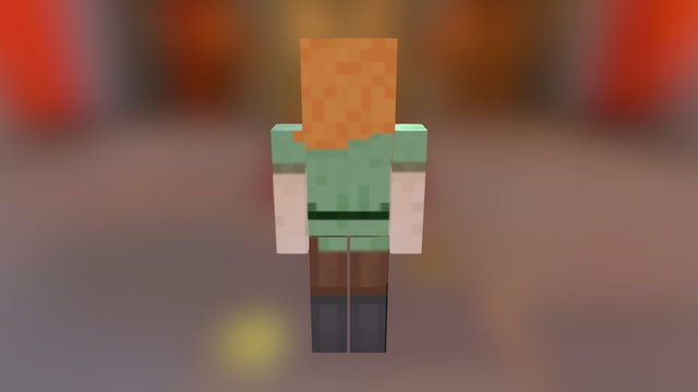 Minecraft Alex 3D Model