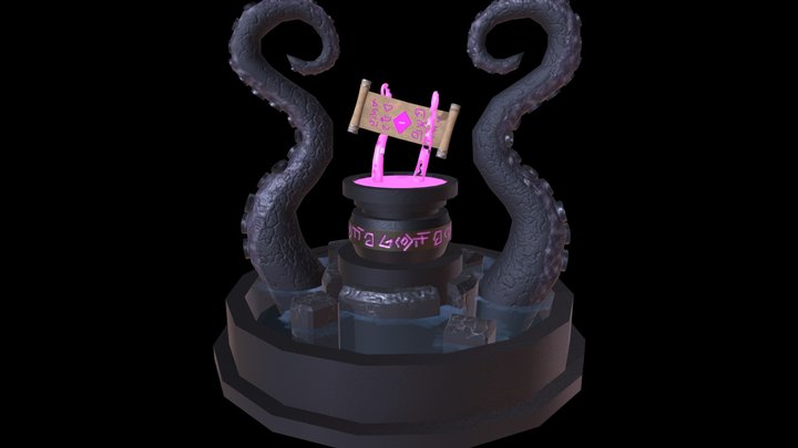 Diorama Tentacle - Diorama de Tentáculos 3D Model