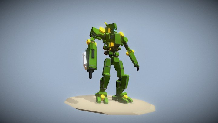 Sentinel Mech 3D Model