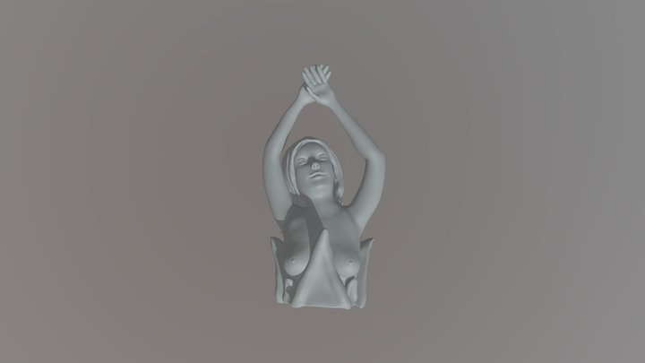 Possing Lady 3D Model