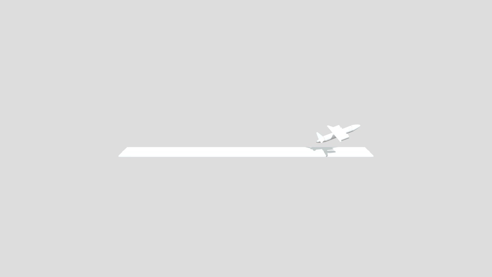 airplane on runway