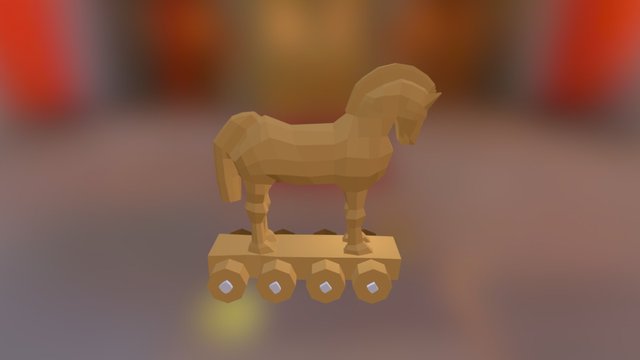 Trojan Horse 3D Model
