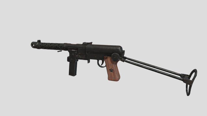 FNAB-43 Submachine GUN 3D Model