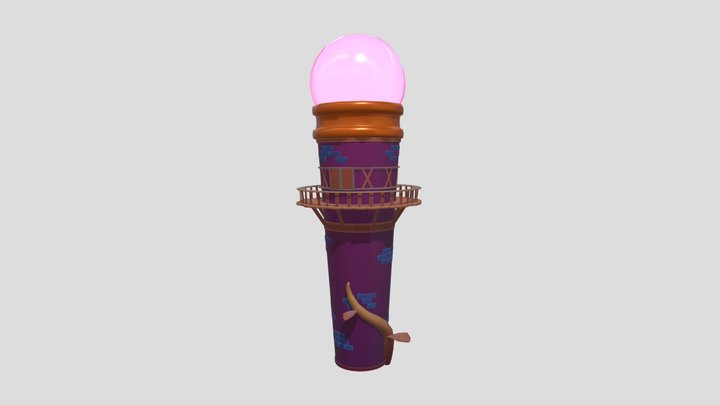Witch Tower 3D Model