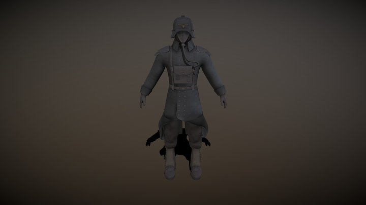 Death Corps Krieg Soldiers 3D Model