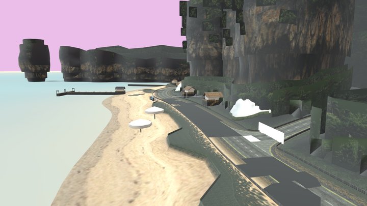 burnout 3 tropical drive – Modèle 3D gratuit STL