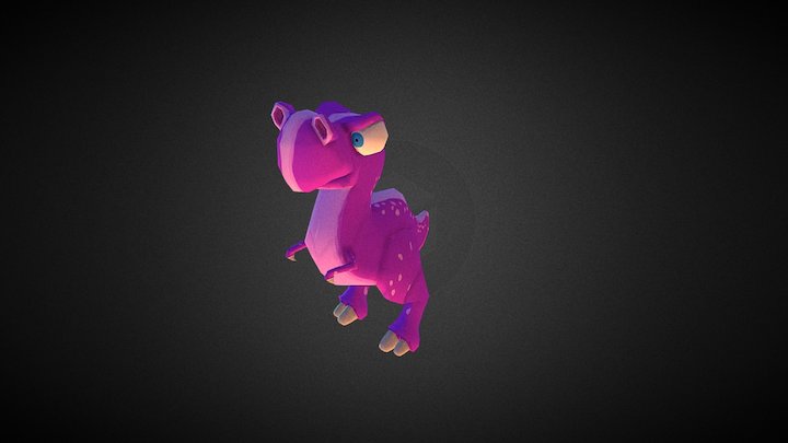 Critter Textured 3D Model