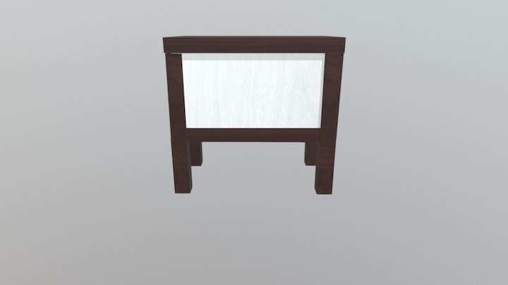White Chest 3D Model