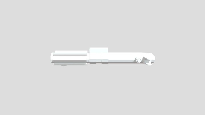 Lightsaber Anakin skywalker ROTS 3D Model