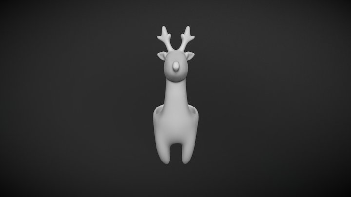 Reindeer V3 3 Sketchfab 3D Model