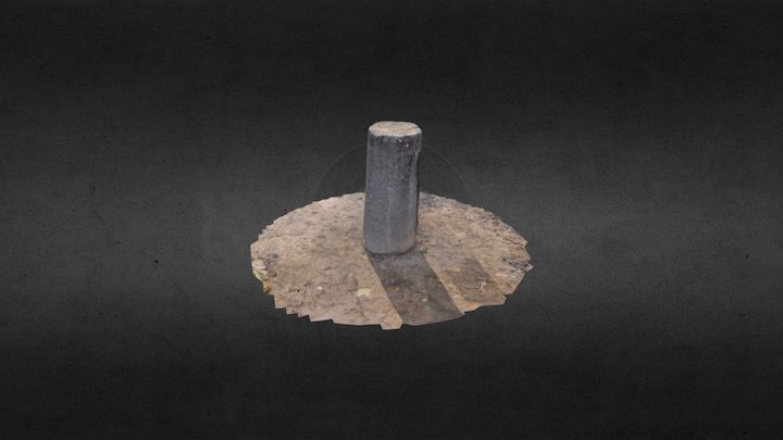 Column, Yesod Hama'ala 3D Model