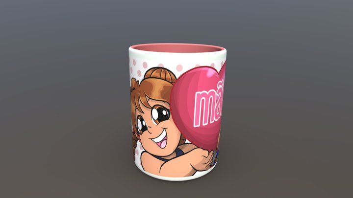 Caneca sabida 7 3D Model