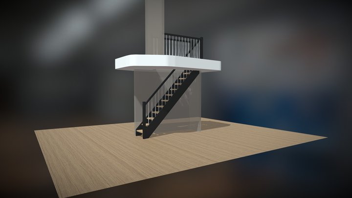 ARR Laiptai 3D Model