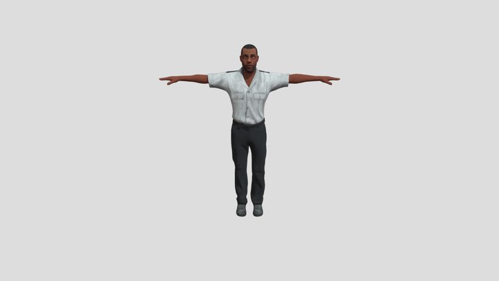 FATHER Walking From Mixamo 3D Model