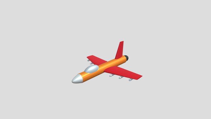 Military Jet 3D Model