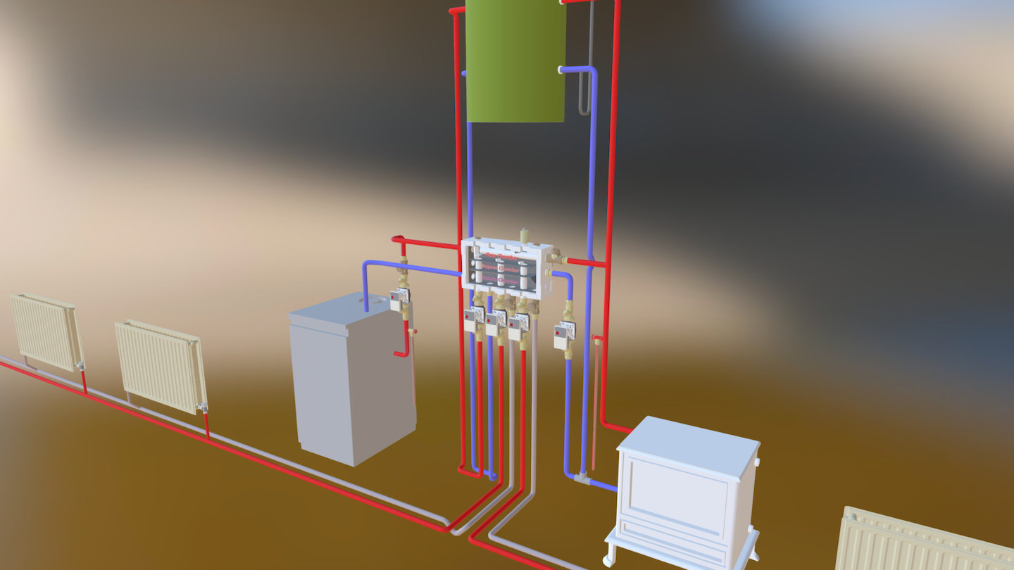 NRGZone System Linkup Open Solid Fuel with Oil 3D model by NRG [560fc2b] Sketchfab