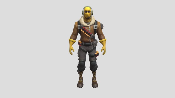 Fortnite - Raptor 3D Model
