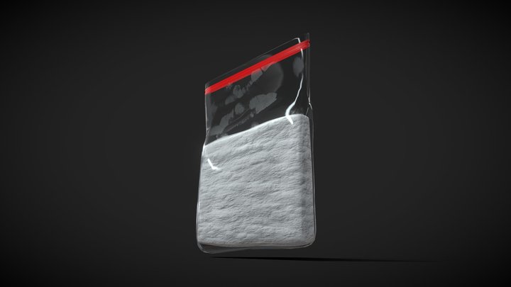 Simple Coke Bag 2 3D Model