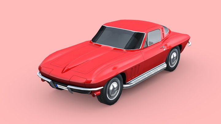 Chevrolet Corvette ZR-1 C3 Grátis Modelo 3D in Carros antigos 3DExport