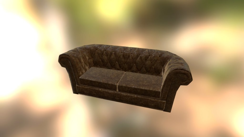 Sofa prezes - 3D model by Movio [56123d6] - Sketchfab