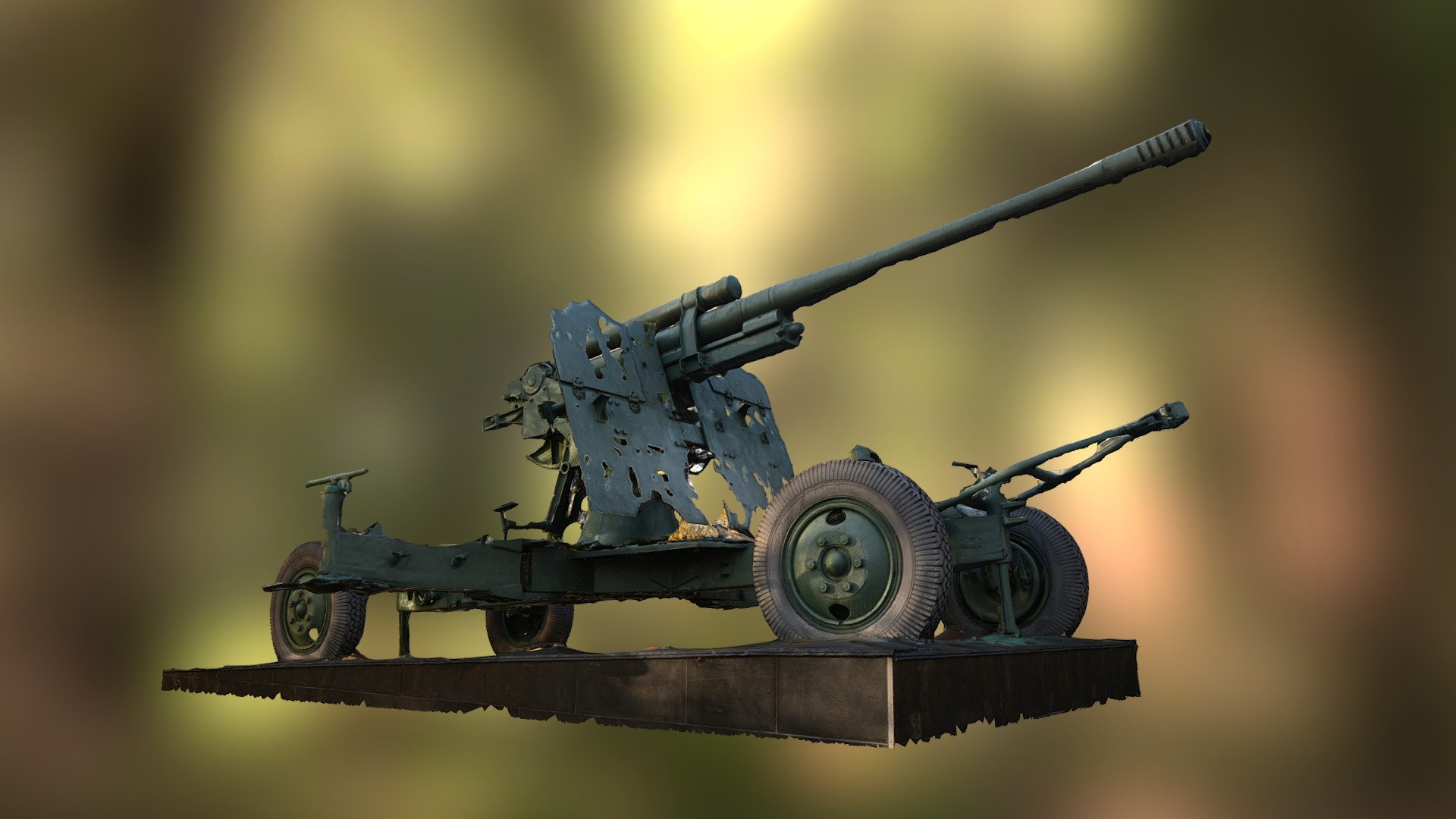 85 mm air defense gun - Download Free 3D model by Neo_minigan ...