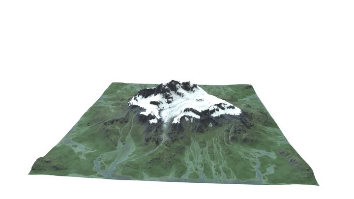 Glacier 3D Model